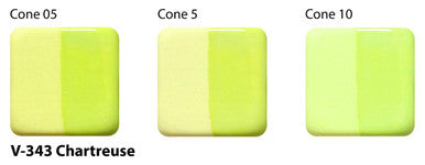 V-343 Chartreuse Velvet Underglaze