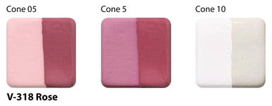 V-318 Rose Velvet Underglaze
