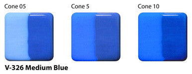 V-326 Medium Blue Velvet Underglaze