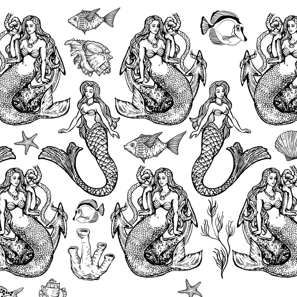 Underglaze Transfer - Mermaid