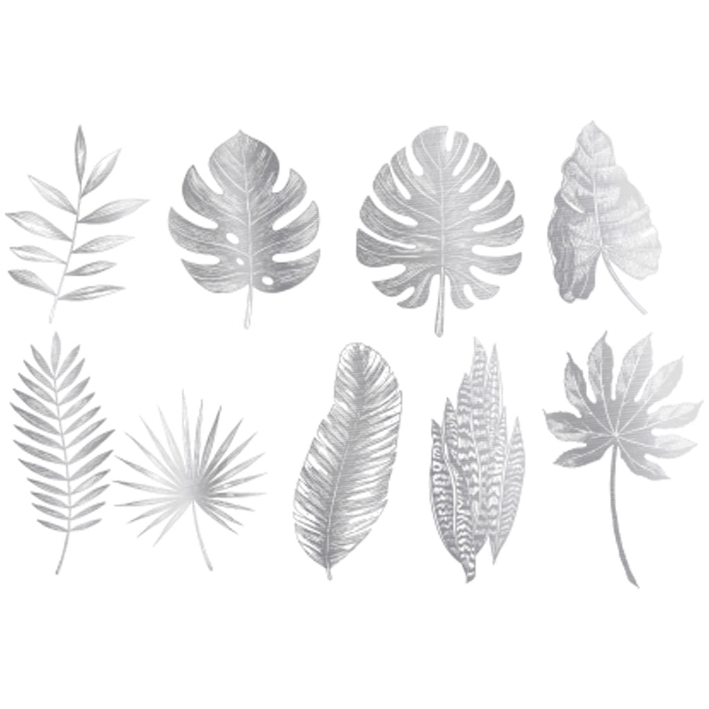 Gold Overglaze Decal - Leaf 01