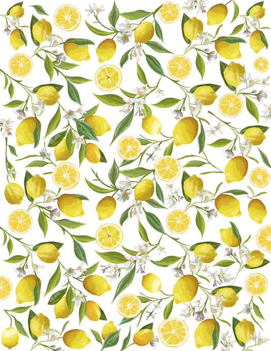 Overglaze decal - Lemon