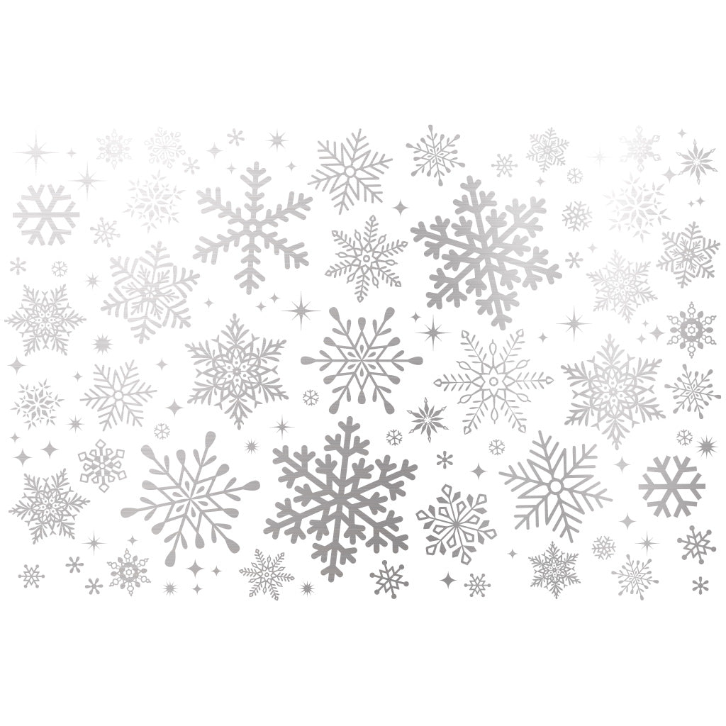 Gold Overglaze Decal - Snow Flake