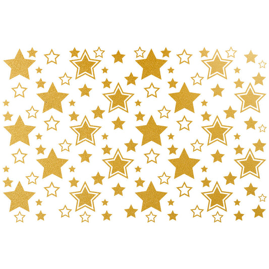 Gold Overglaze Decal - Star